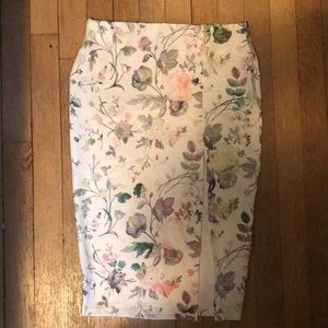 ASOS Perite Floral Midi Skirt